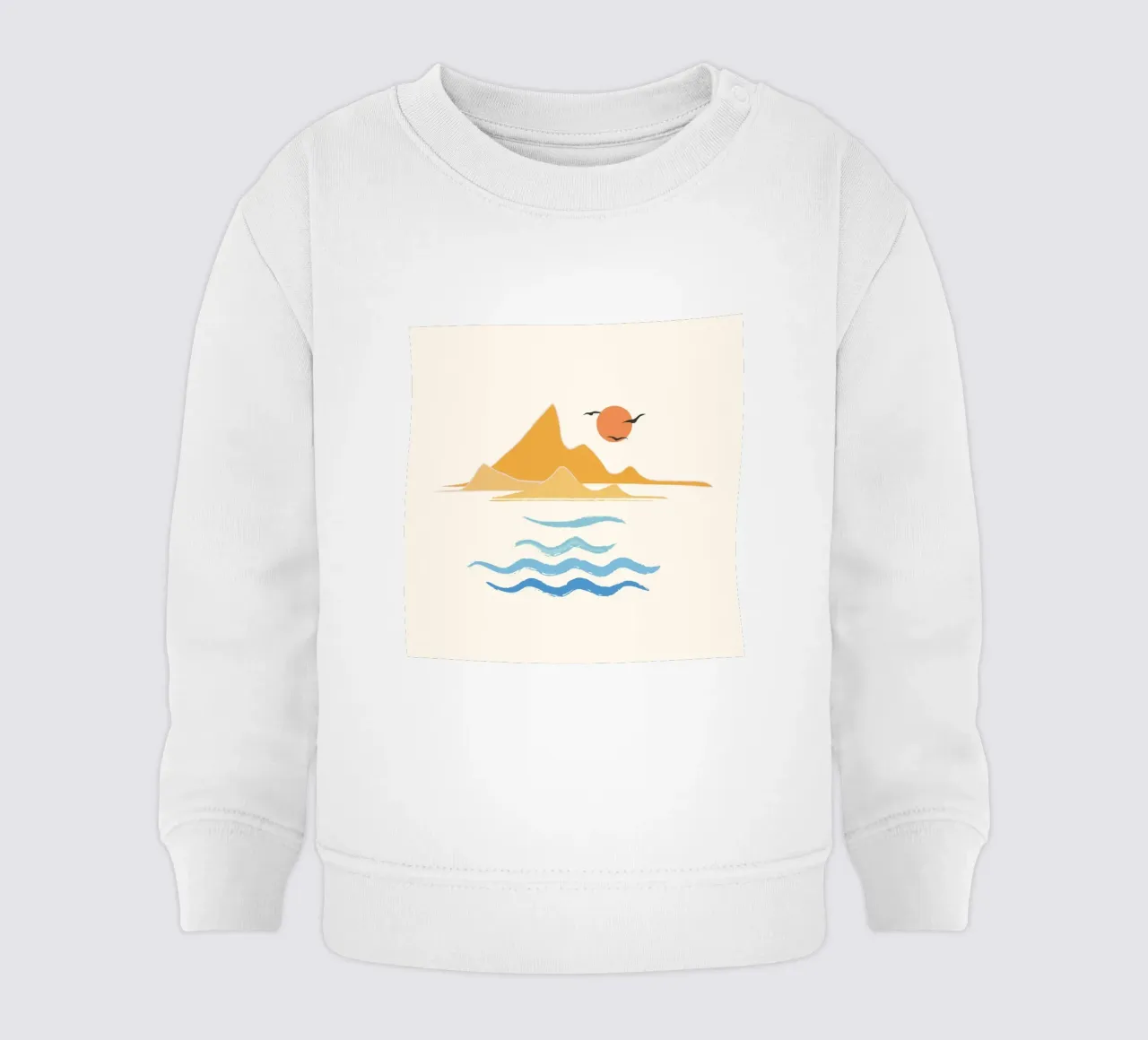 Minimalistic Summer III felpa neonato da Nadjaa