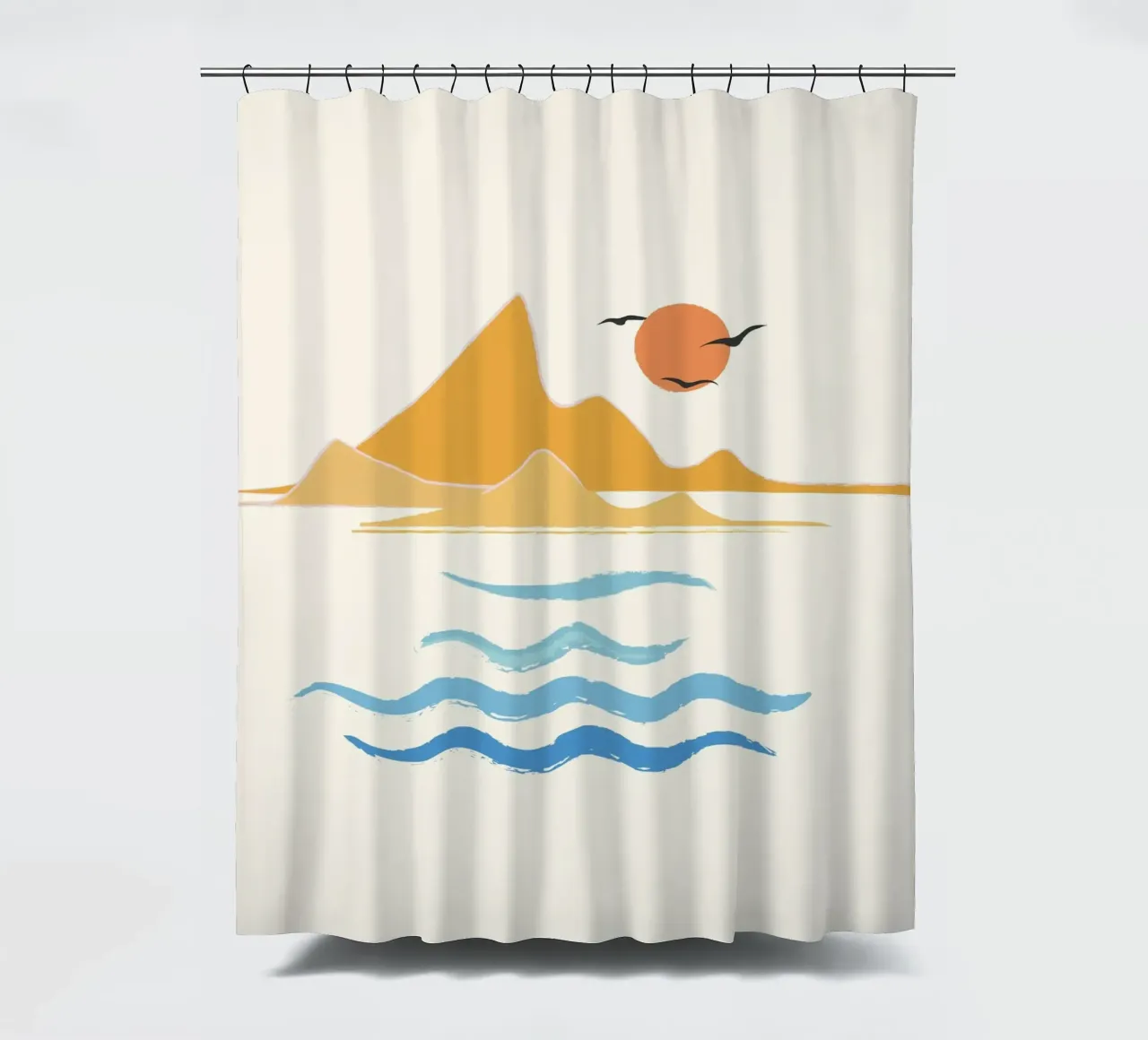 Minimalistic Summer III tenda da doccia da Nadjaa