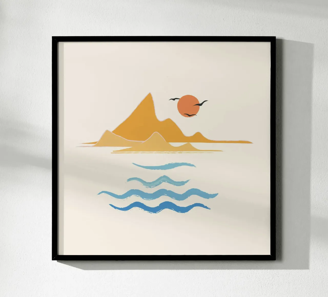 Minimalistic Summer III carta hahnemühle da Nadjaa