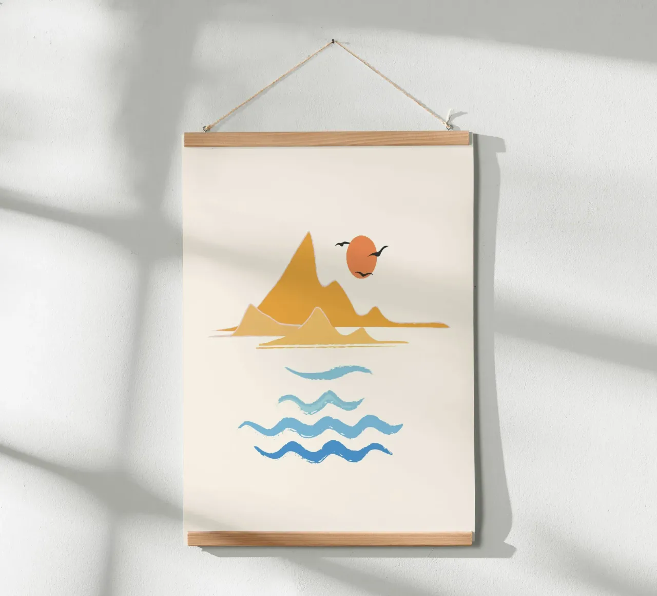 Minimalistic Summer III carta hahnemühle da Nadjaa