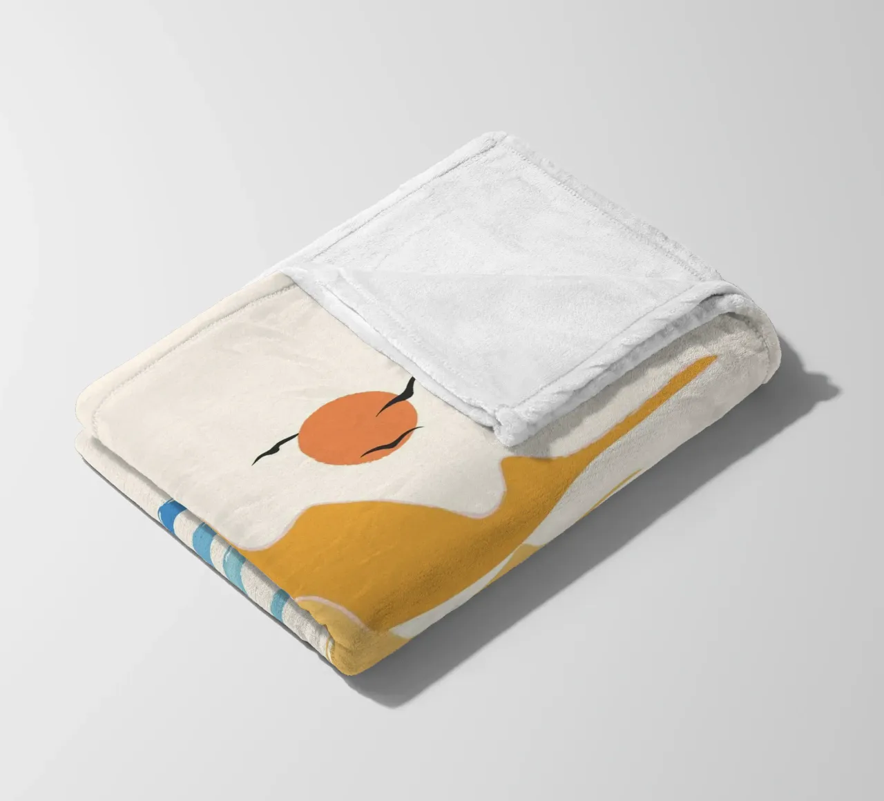 Minimalistic Summer III coperta in pile da Nadjaa