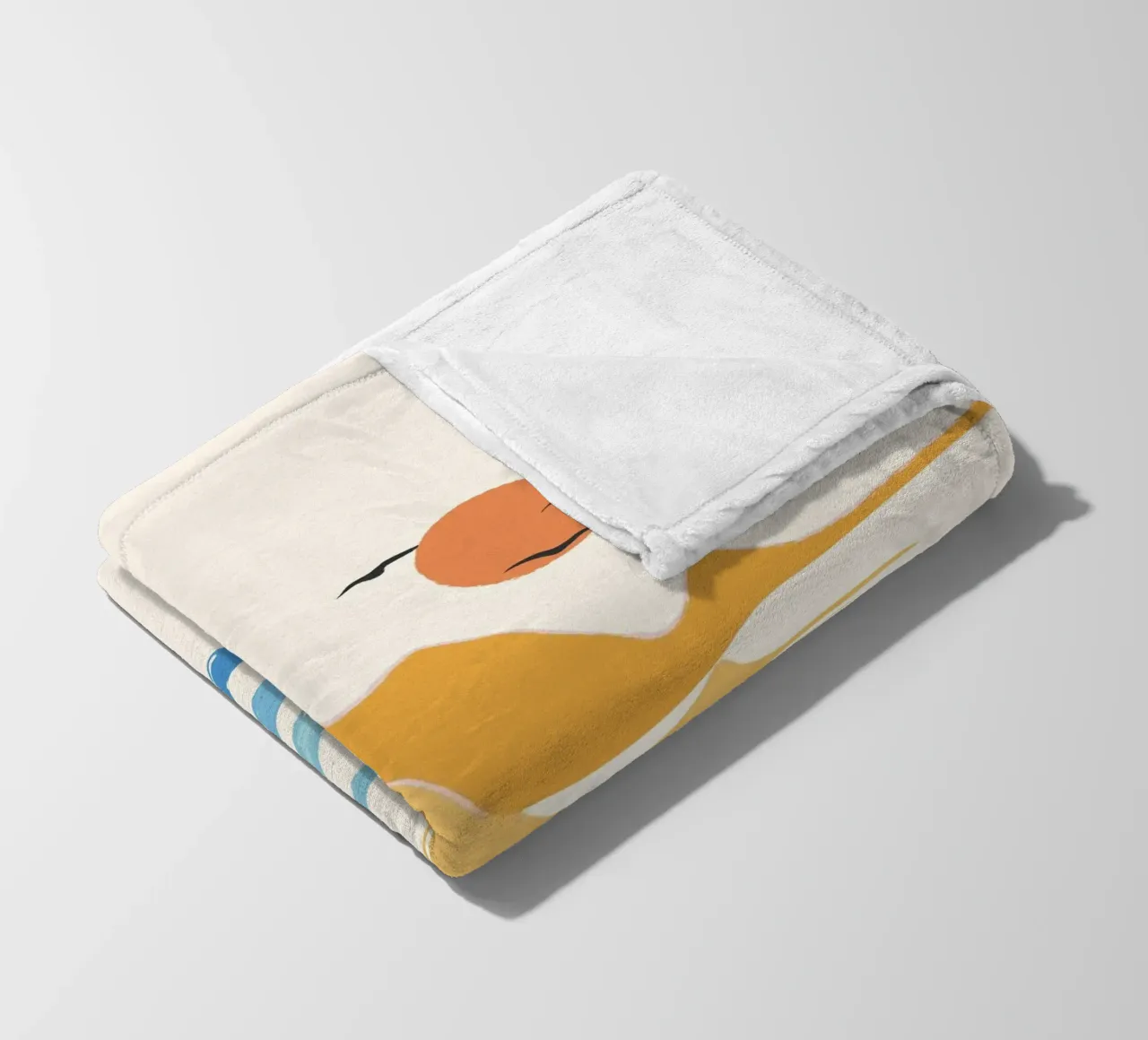 Minimalistic Summer III coperta in pile da Nadjaa