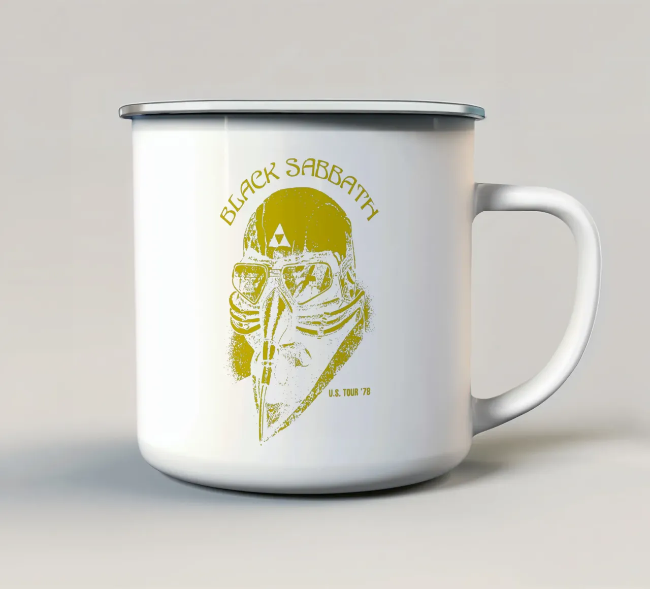 Black Sabbath tazza in smalto da Rita Thompson Shop