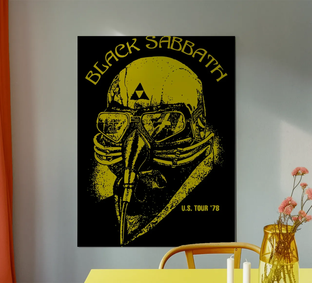 Black Sabbath poster con telaio in plastica da Rita Thompson Shop