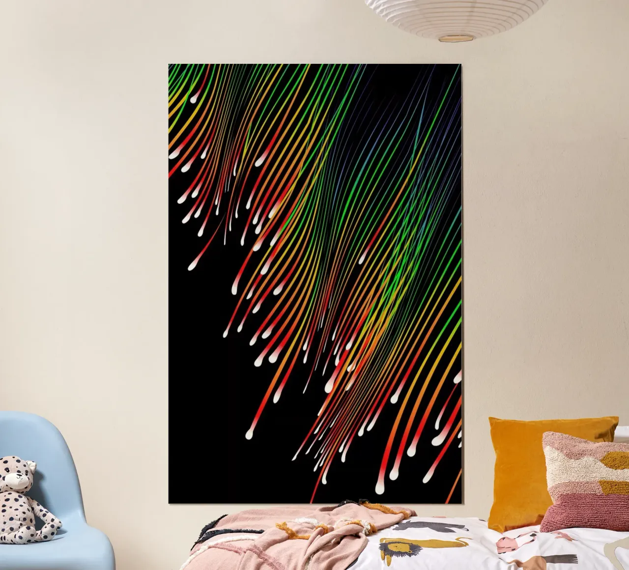 Exotika poster con telaio in plastica da Angelo Cerantola