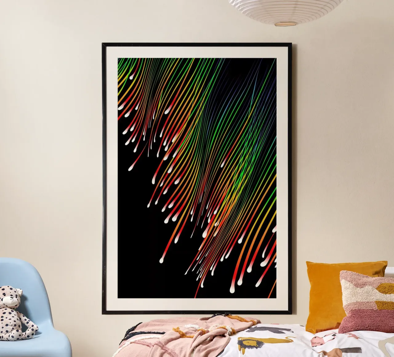 Exotika poster con telaio in plastica da Angelo Cerantola