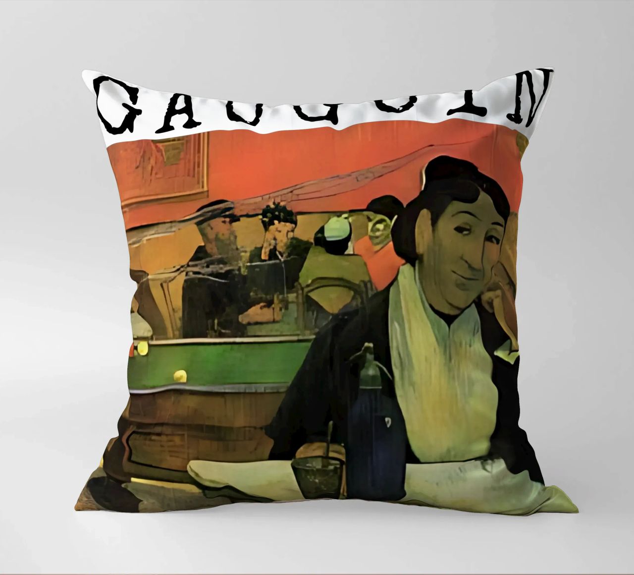 Café de nuit, Arles par Paul Gauguin coussin de tokovictory