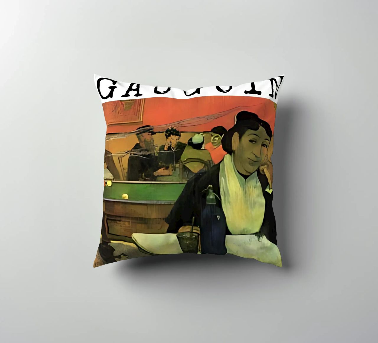 Café de nuit, Arles par Paul Gauguin coussin de tokovictory