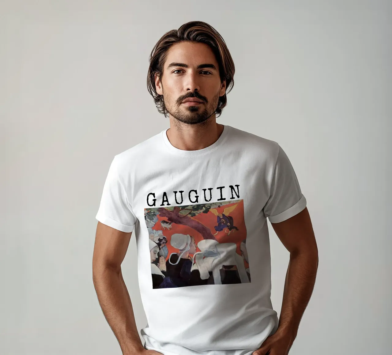 Visione dopo il sermone di Paul Gauguin t-shirt da tokovictory