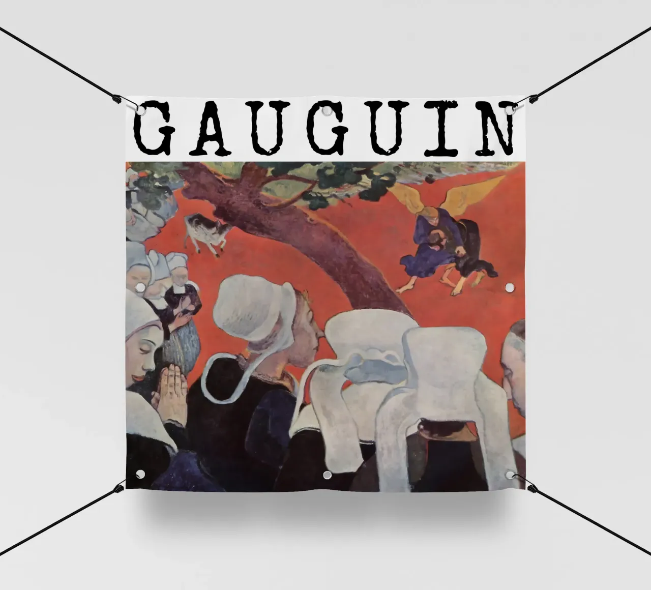 Visione dopo il sermone di Paul Gauguin telo in pvc da tokovictory