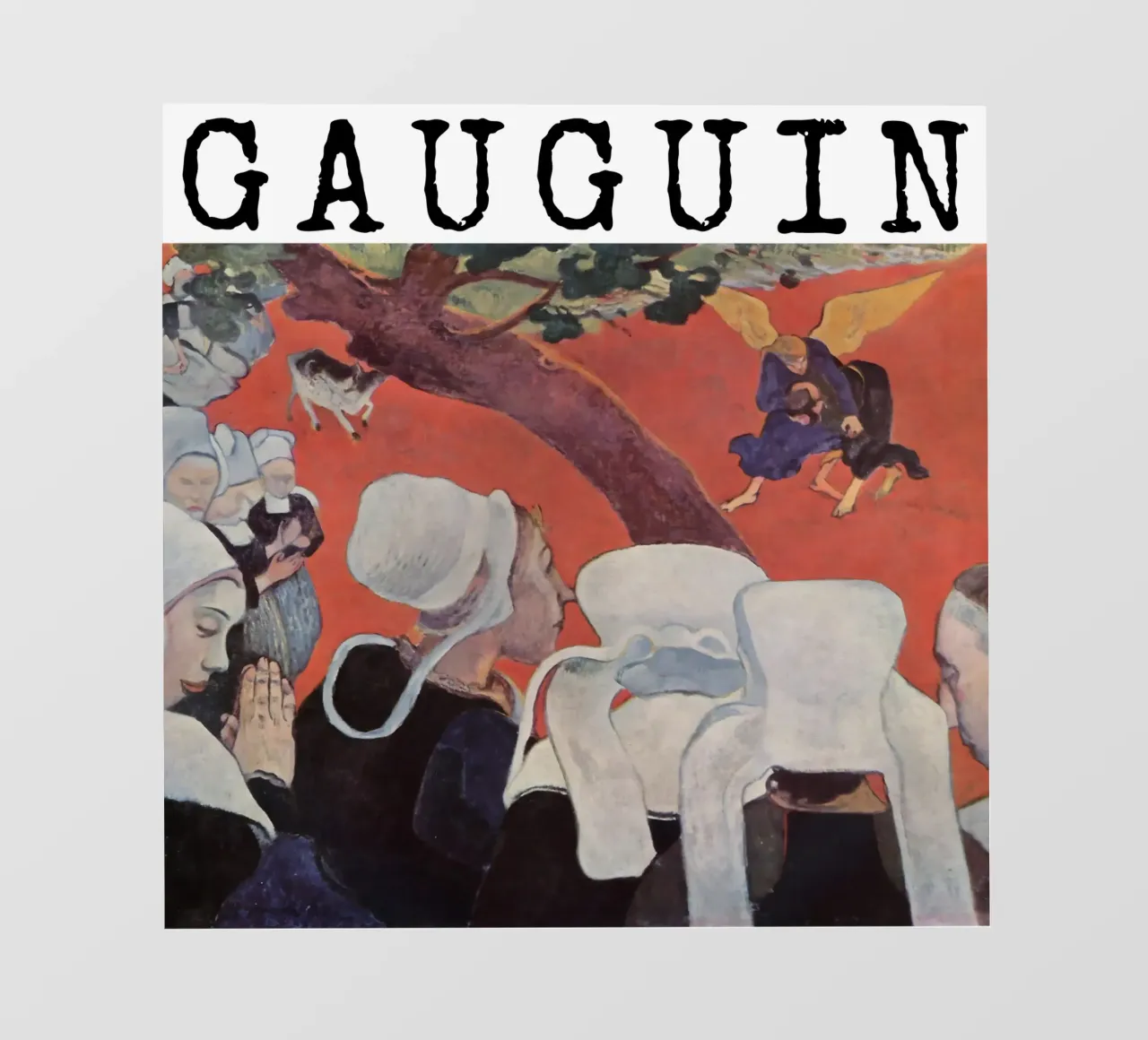 Visione dopo il sermone di Paul Gauguin telo in pvc da tokovictory