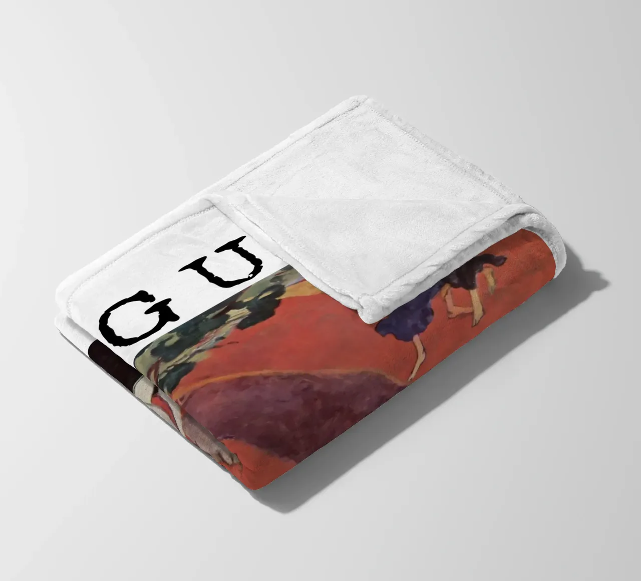 Visione dopo il sermone di Paul Gauguin coperta in pile da tokovictory