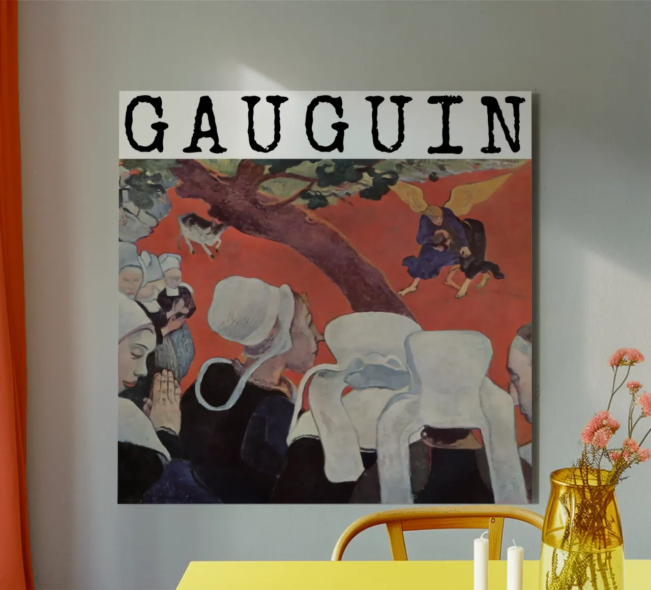 Visione dopo il sermone di Paul Gauguin alluminio dibond da tokovictory