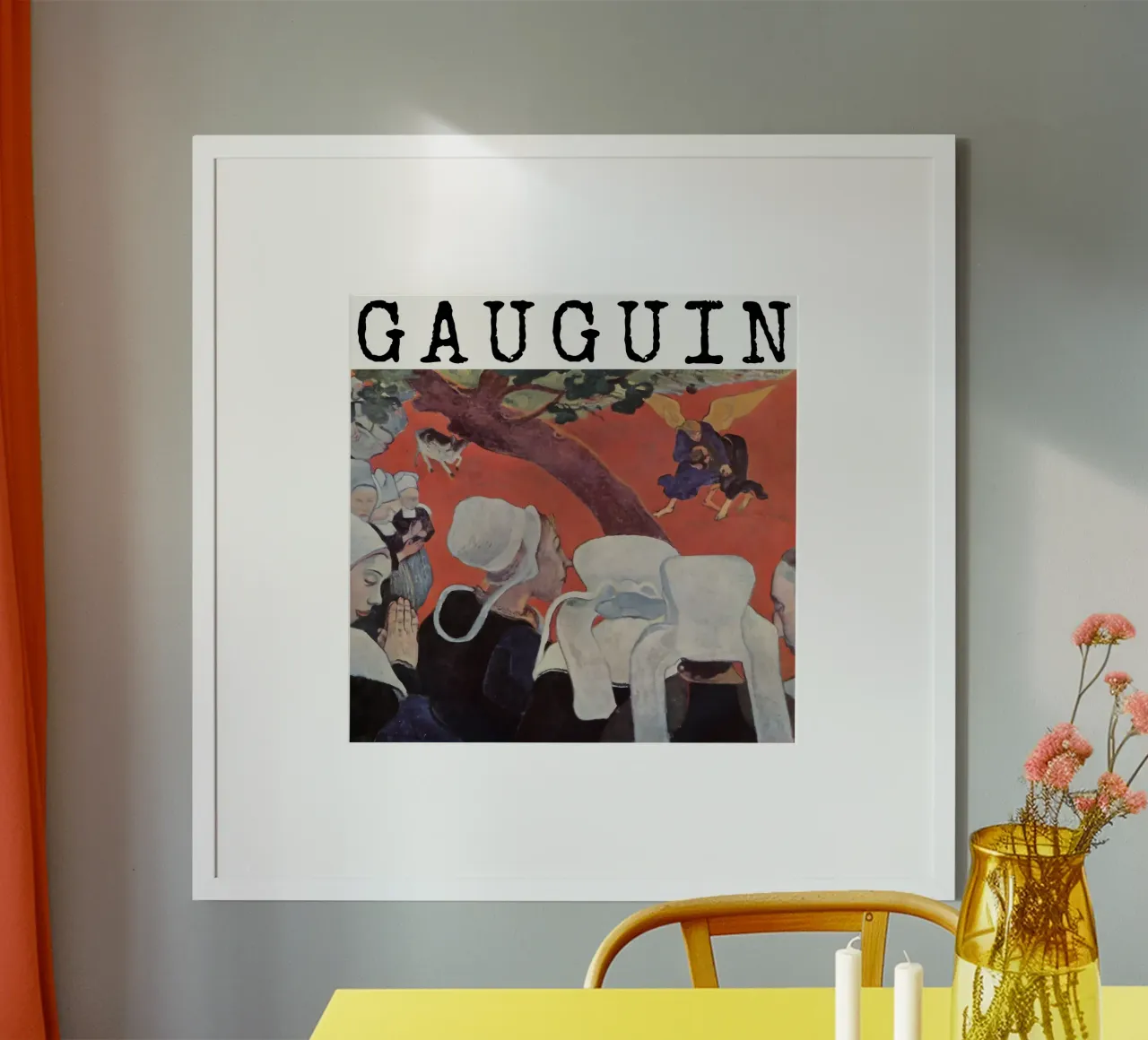 Visione dopo il sermone di Paul Gauguin carta hahnemühle da tokovictory