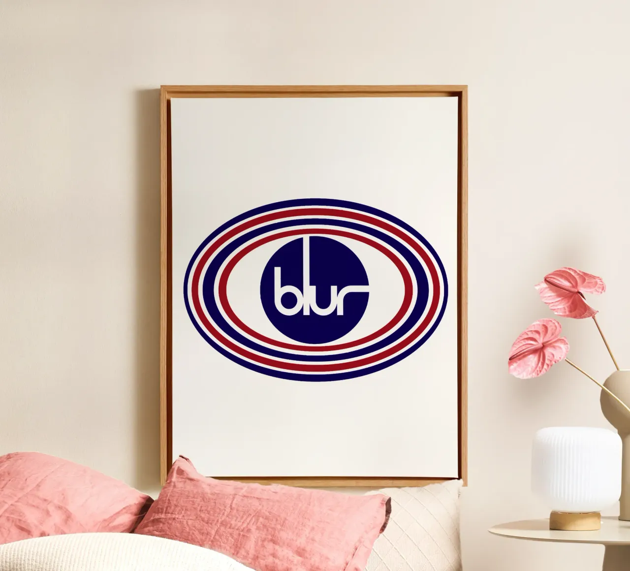 Blur tela con Cornice a cassetta da Rita Thompson Shop