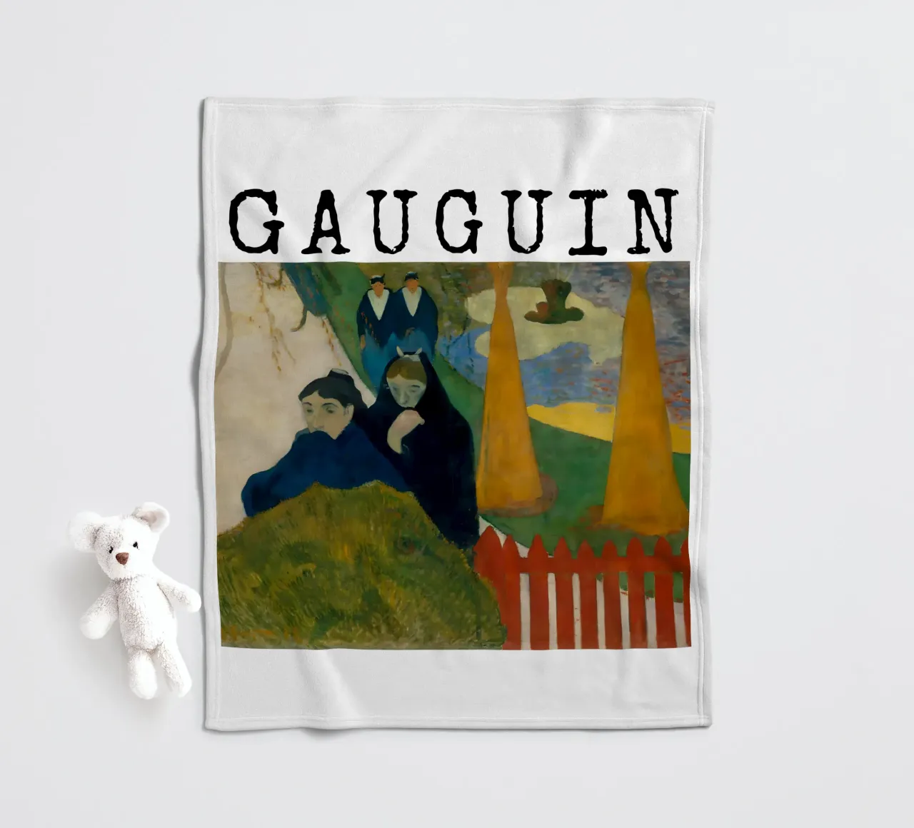 Arlésiennes (Mistral) di Paul Gauguin coperta in pile da tokovictory