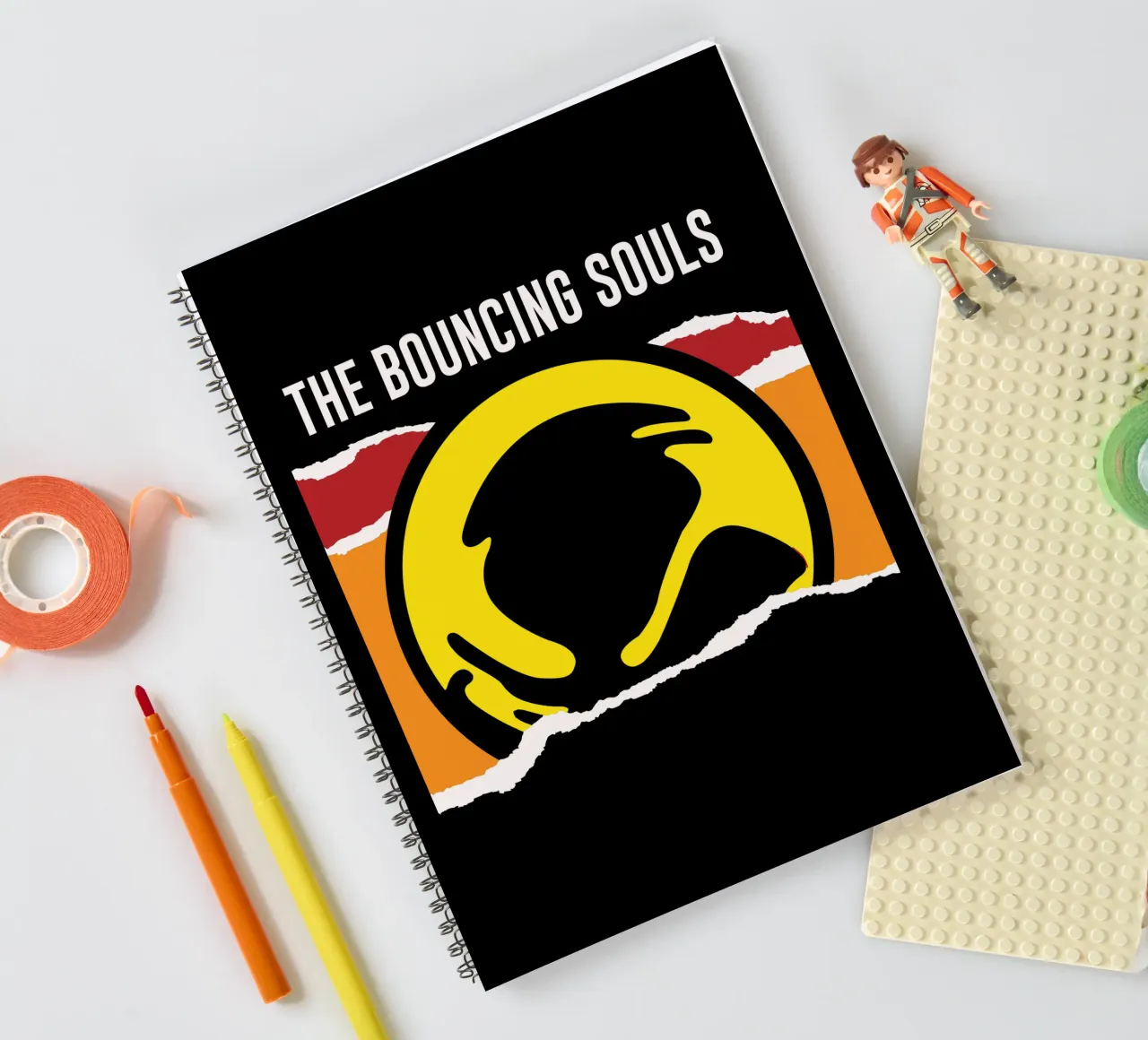 The Bouncing Souls spiral notebook by Rita Thompson Shop