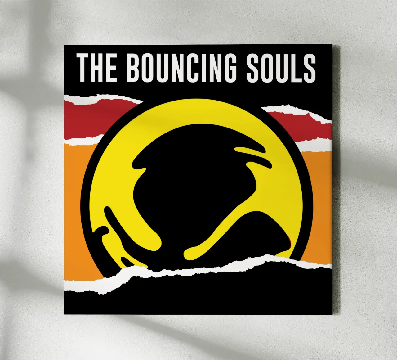 The Bouncing Souls canvas met Baklijst van Rita Thompson Shop