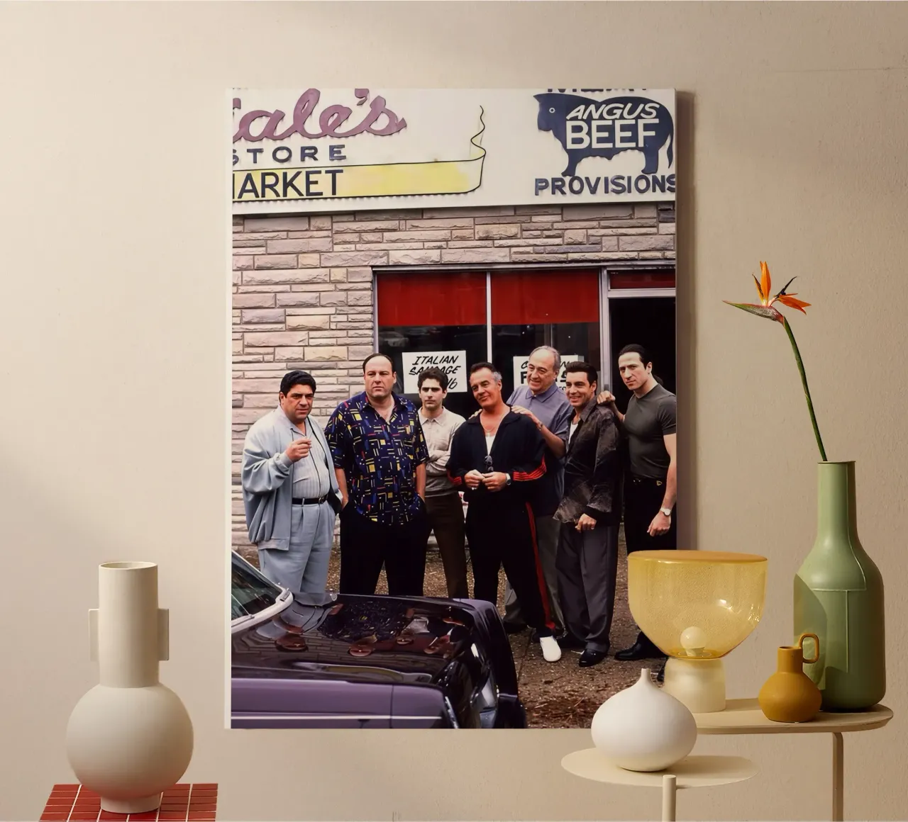 The Sopranos tela con Cornice a cassetta da Attaboy Dsgn
