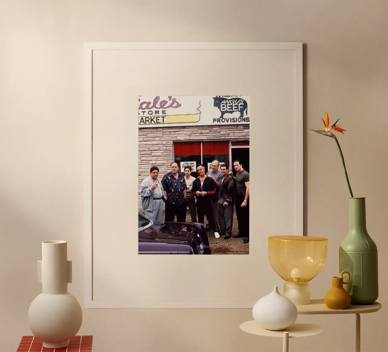 The Sopranos poster con telaio in plastica da Attaboy Dsgn
