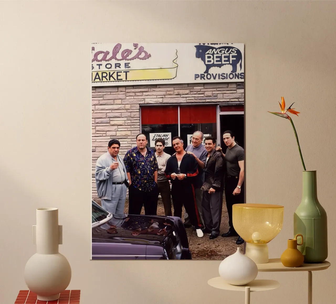 The Sopranos poster con telaio in plastica da Attaboy Dsgn