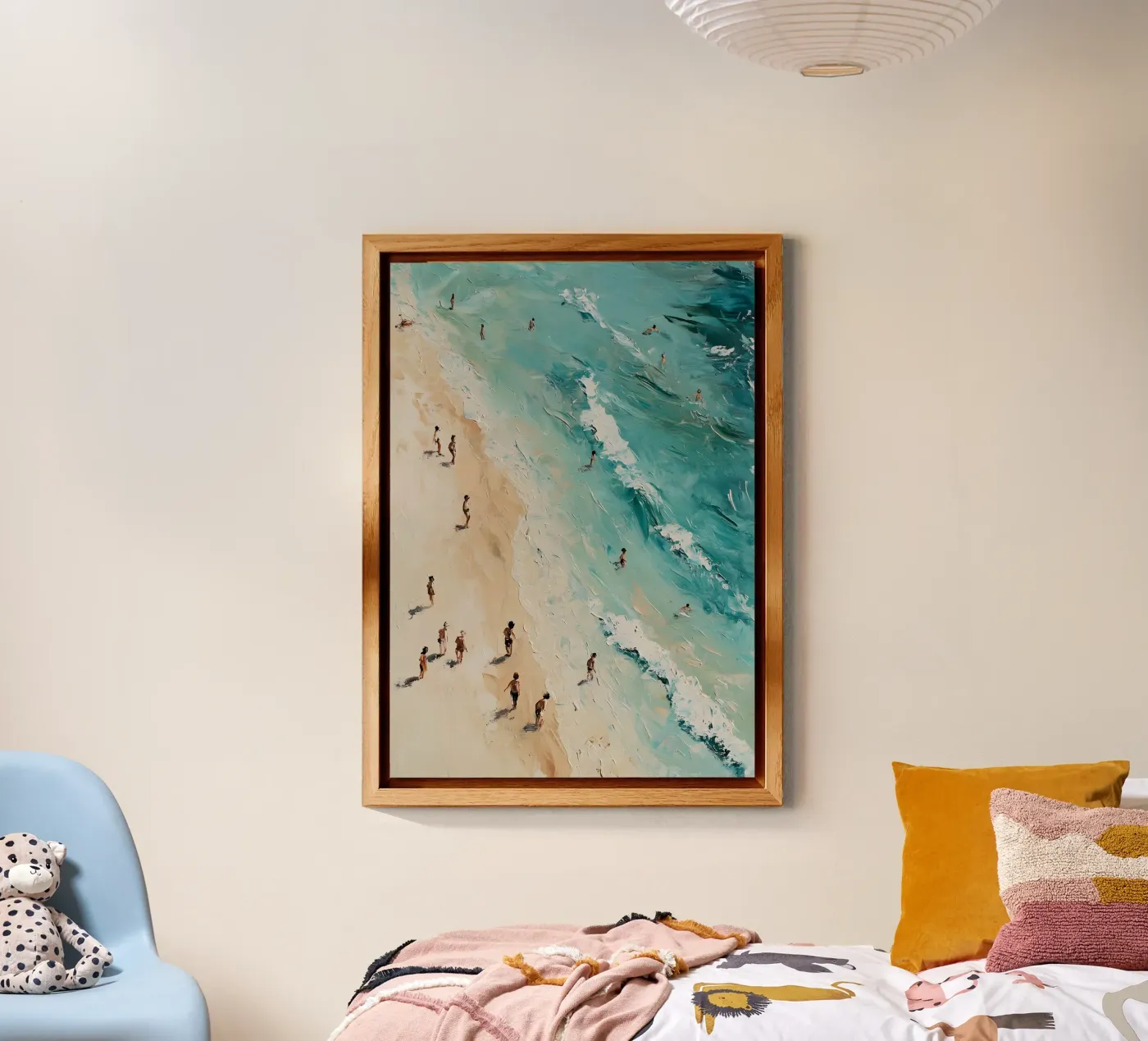 Balletto sulla spiaggia pannello forex da Tinyverse Studio