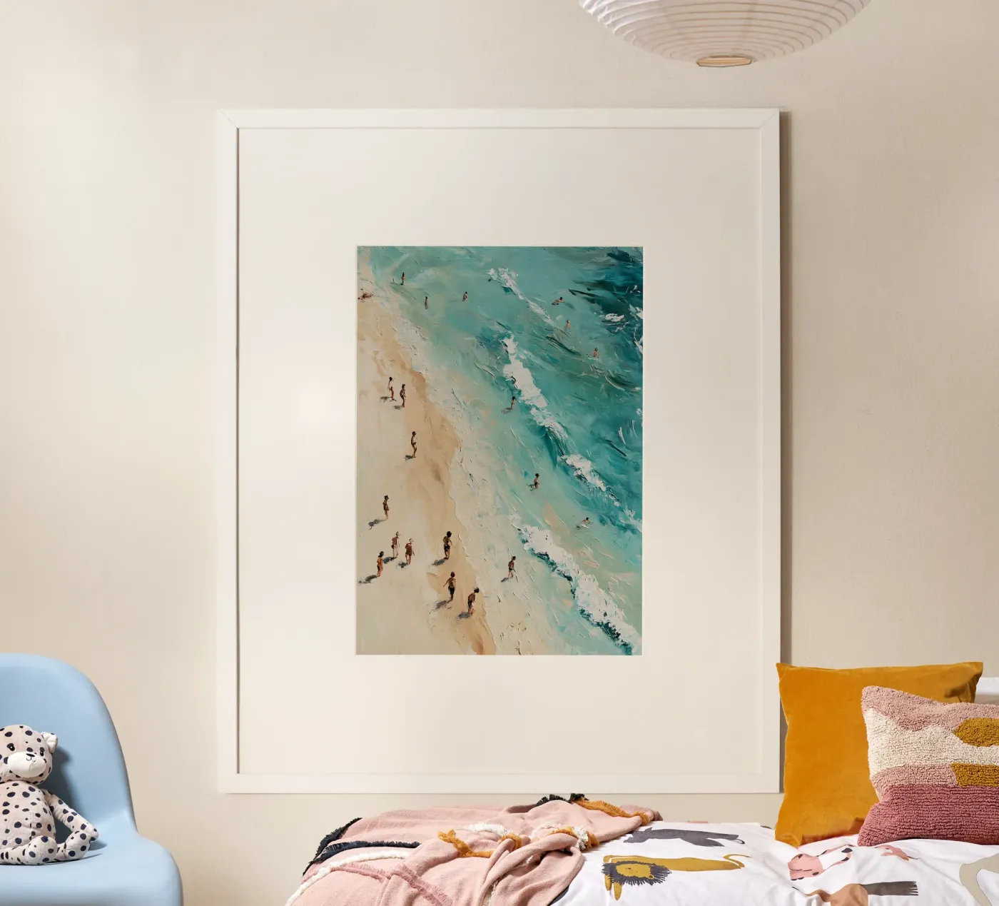 Beachside Ballet Poster von Tinyverse Studio