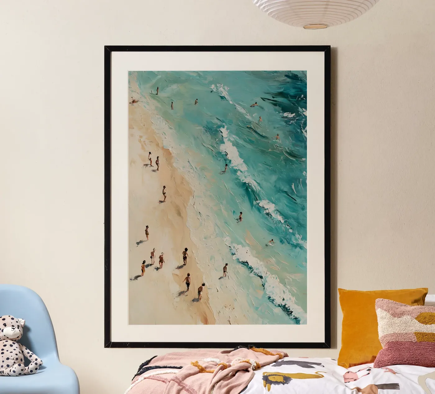 Beachside Ballet Poster von Tinyverse Studio