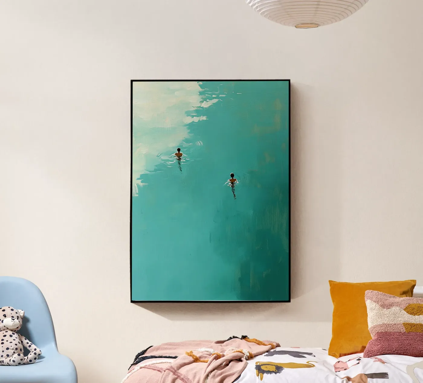 Parallel Currents acrylic glass by Tinyverse Studio