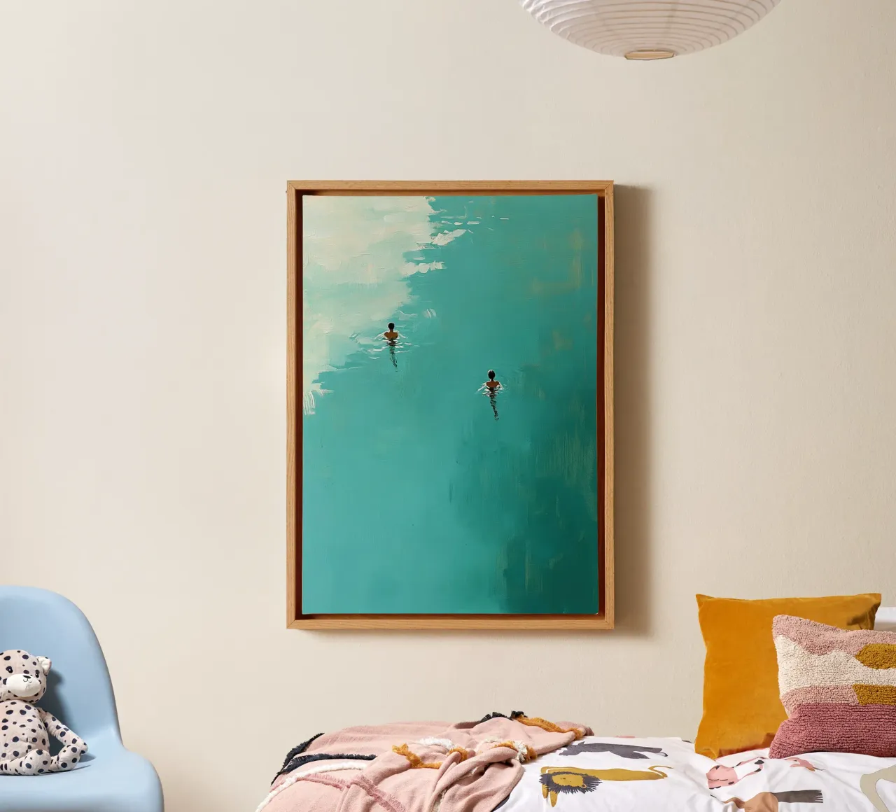 Parallel Currents canvas van Mosaic Dialogue