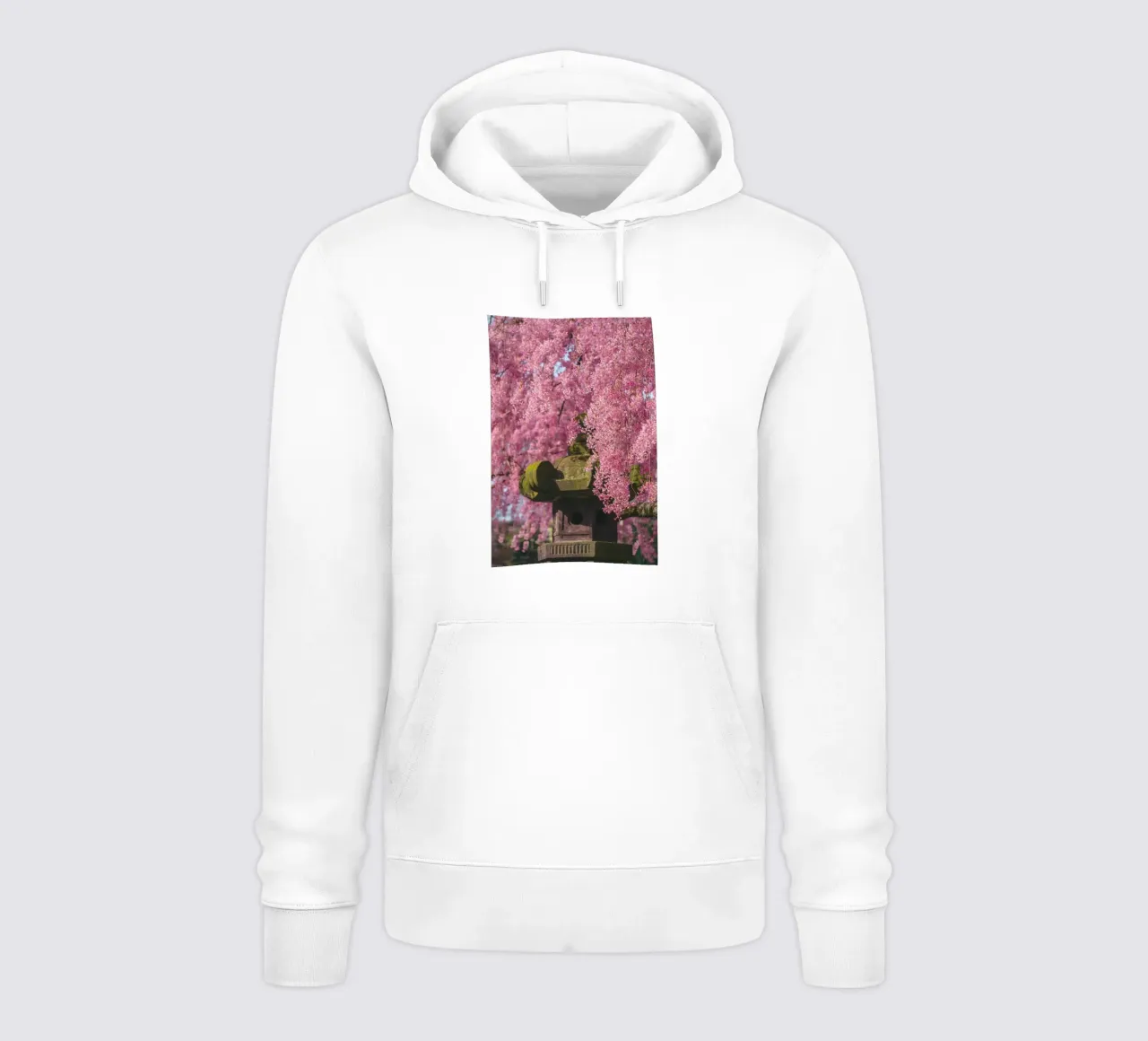 fiori di ciliegio fiori rosa felpa con cappuccio da Earthly Visions