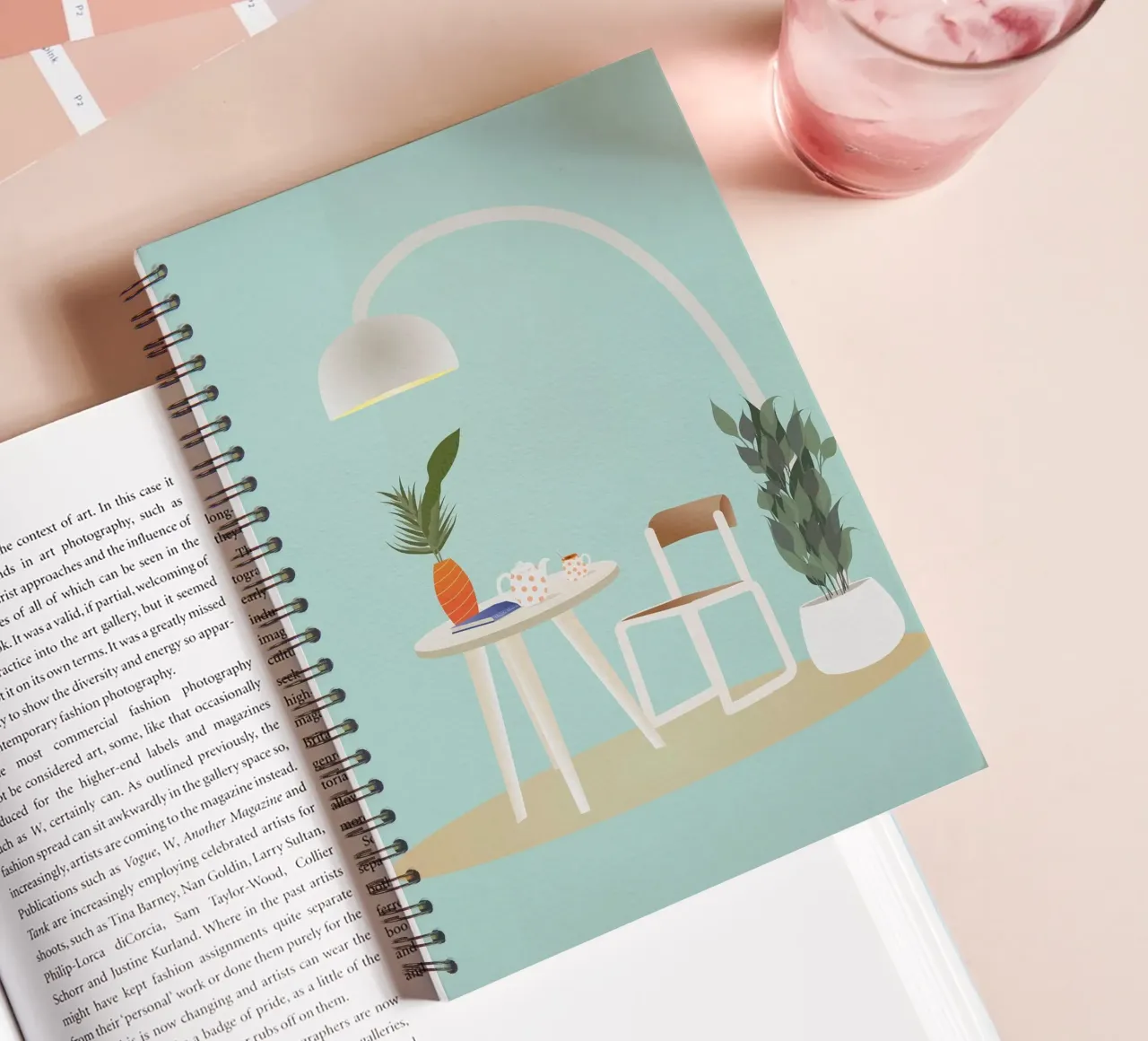 home decor heal spiral notebook by NEW LIFE