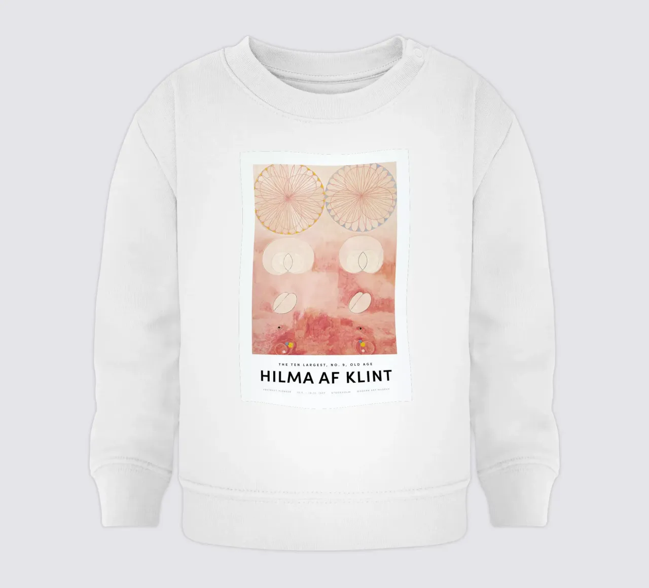 Hilma af Klint - The Ten Largest, No. 9 II felpa neonato da Vintage by JUNIQE