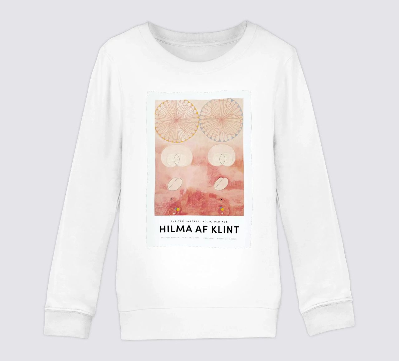 Hilma af Klint - The Ten Largest, No. 9 II felpa bambino da Vintage by JUNIQE