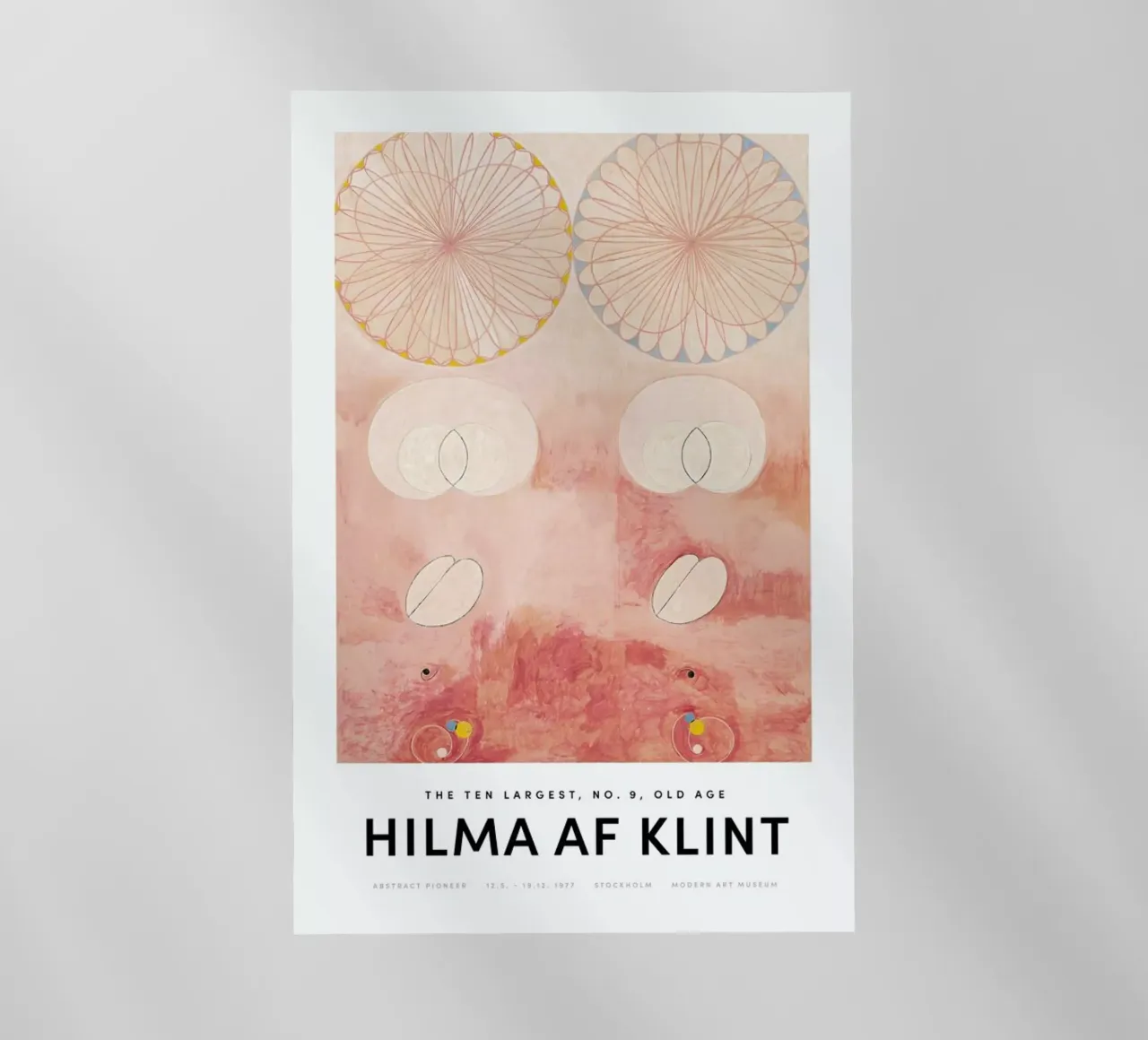 Hilma af Klint - The Ten Largest, No. 9 II pellicola backlit da Vintage by JUNIQE