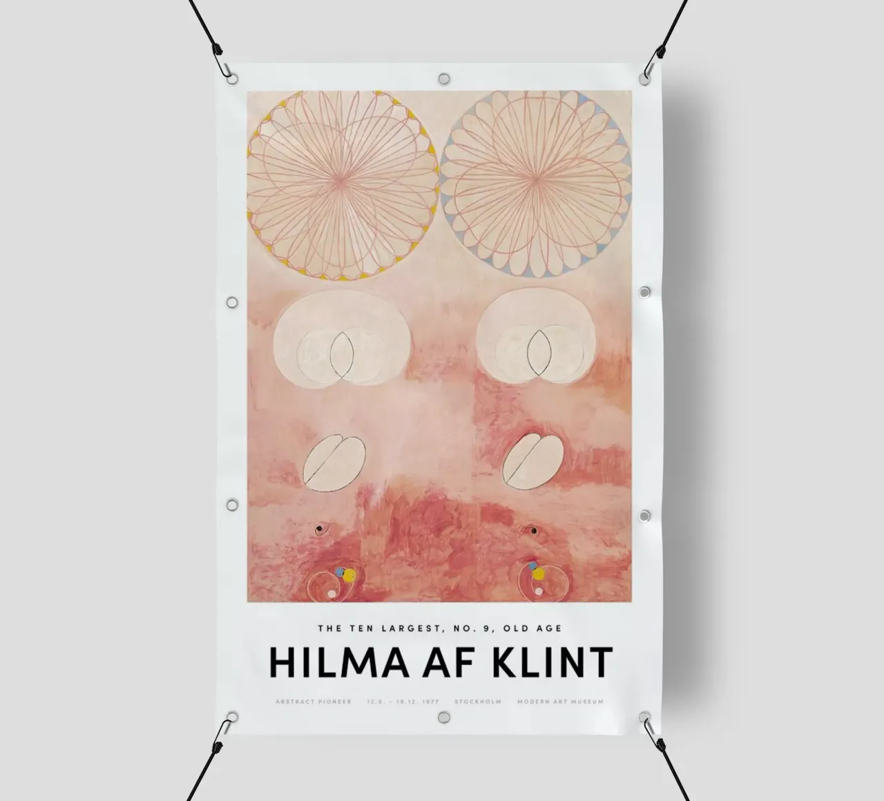 Hilma af Klint - The Ten Largest, No. 9 II telo in pvc da Vintage by JUNIQE