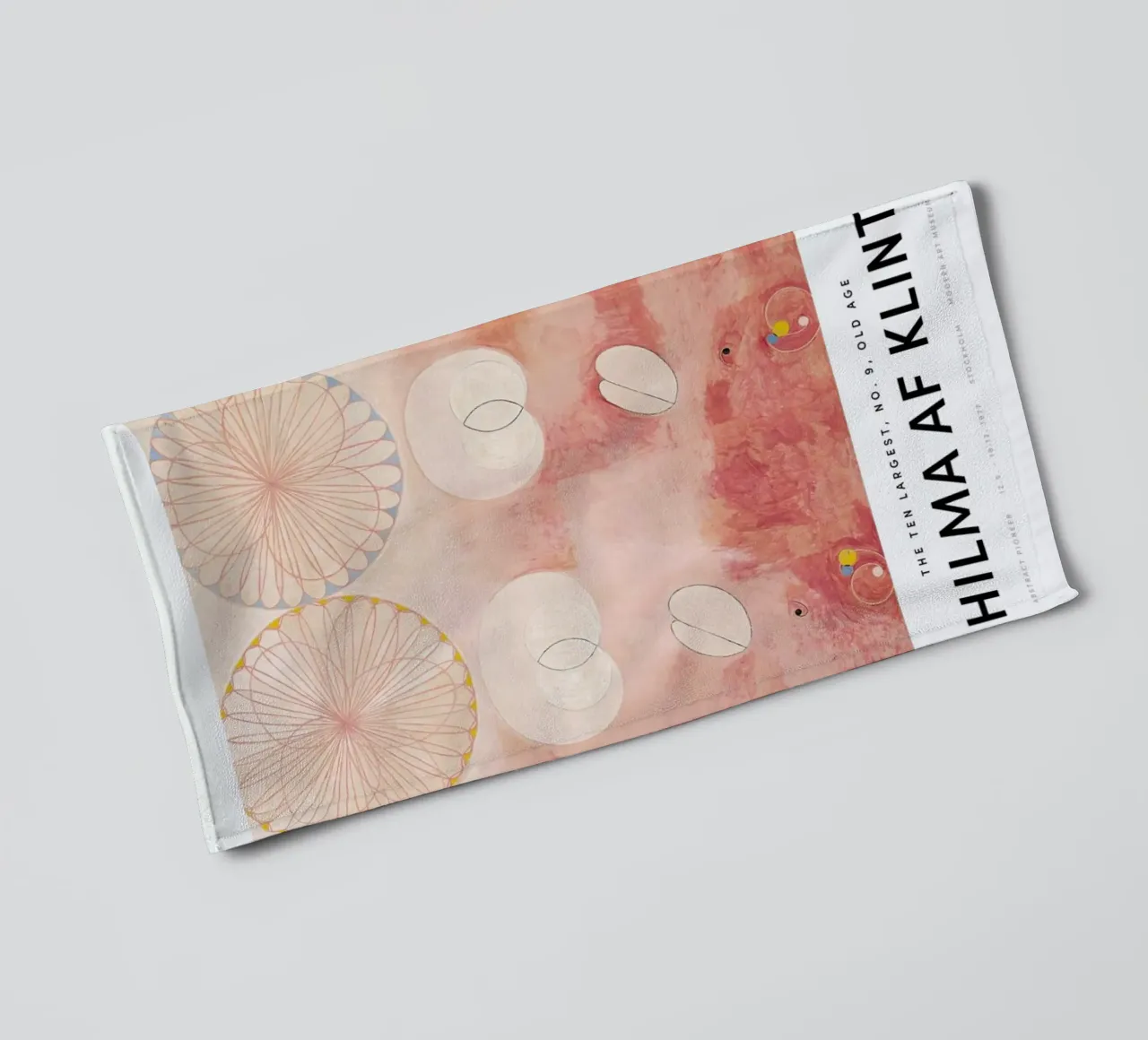 Hilma af Klint - The Ten Largest, No. 9 II asciugamano da bagno da Vintage by JUNIQE