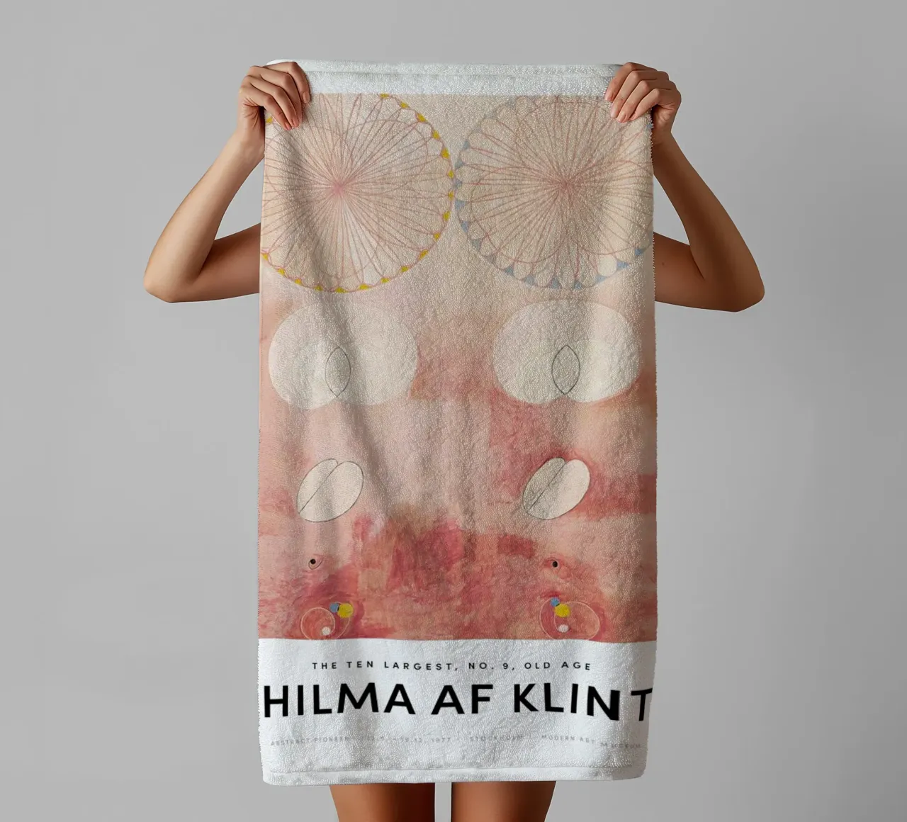 Hilma af Klint - The Ten Largest, No. 9 II asciugamano da bagno da Vintage by JUNIQE