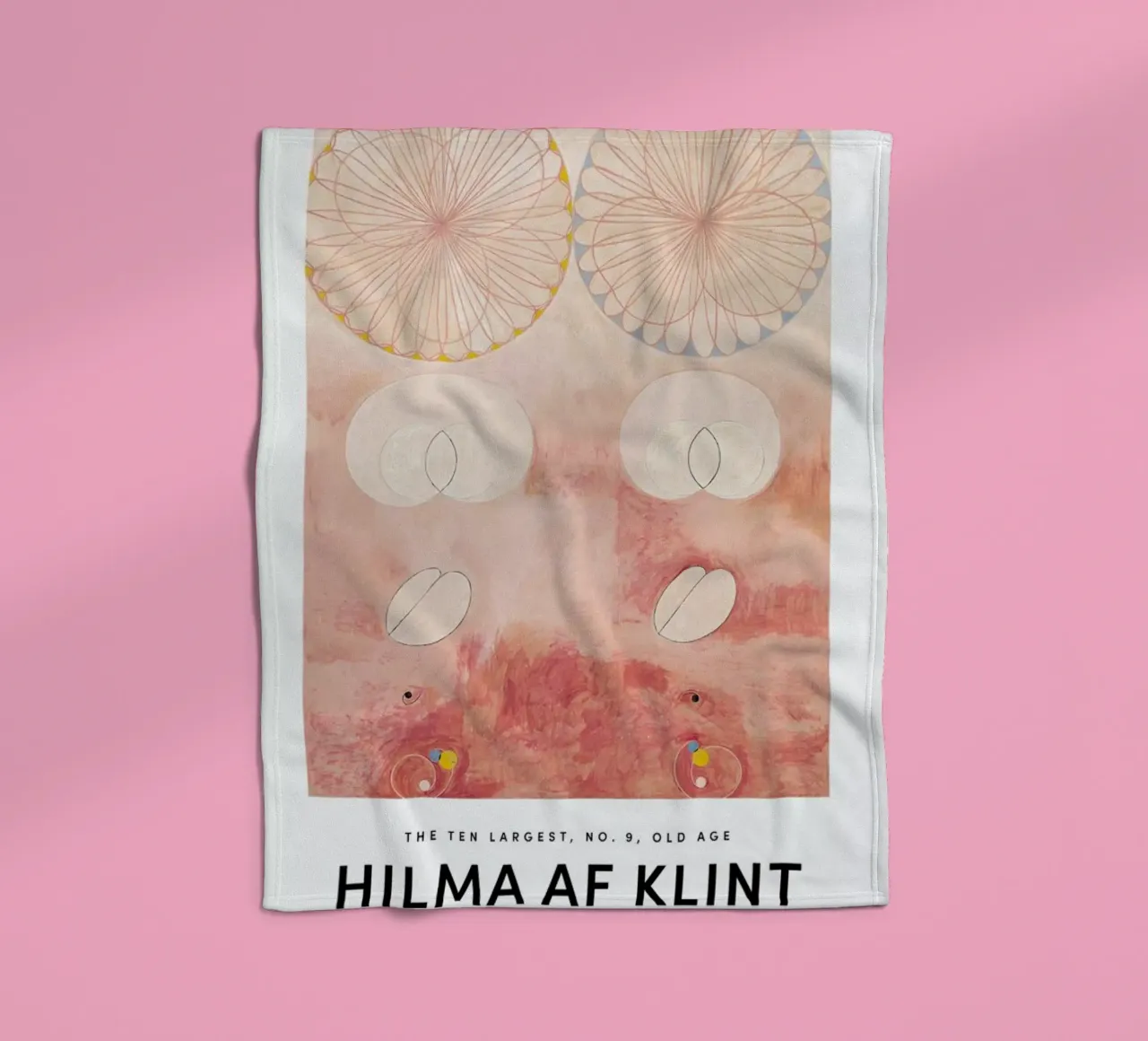 Hilma af Klint - The Ten Largest, No. 9 II coperta in pile da Vintage by JUNIQE