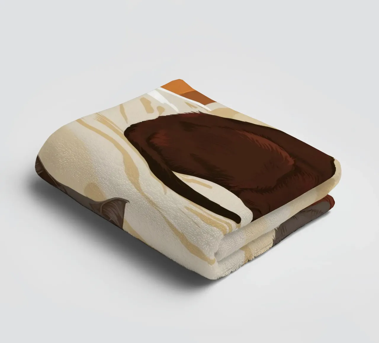 Coccole mattutine feline asciugamano da bagno da Stone Patina