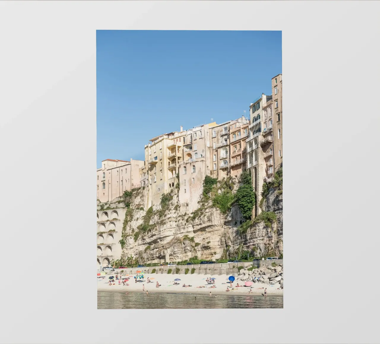 Tropea and the beach pellicola backlit da photolovers