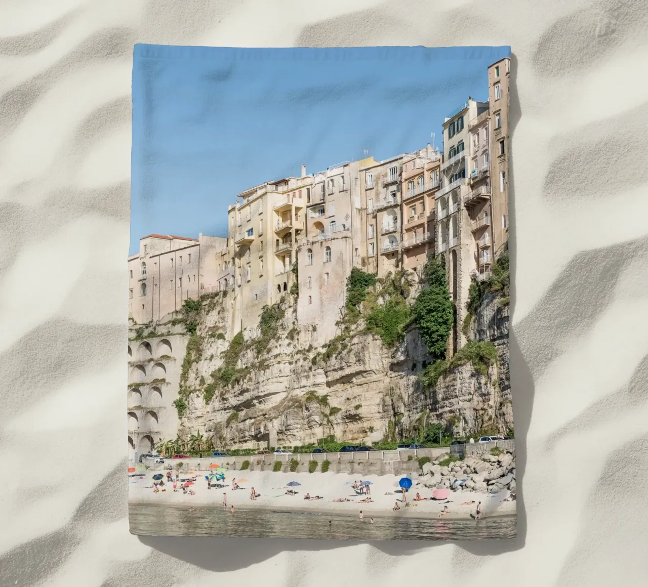 Tropea and the beach telo mare da photolovers