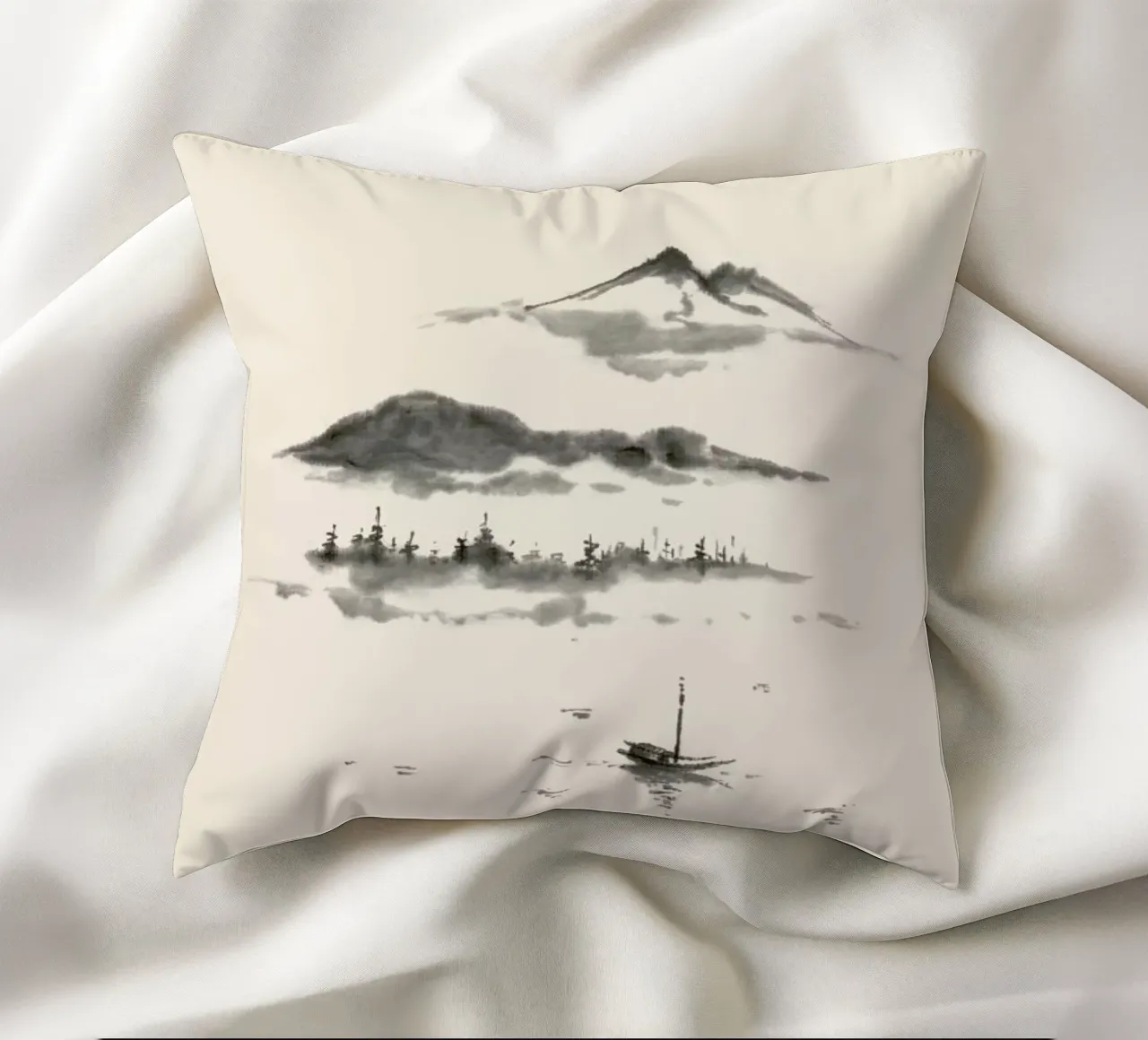Japanese Dreamscape cuscino da Flora & Fauna