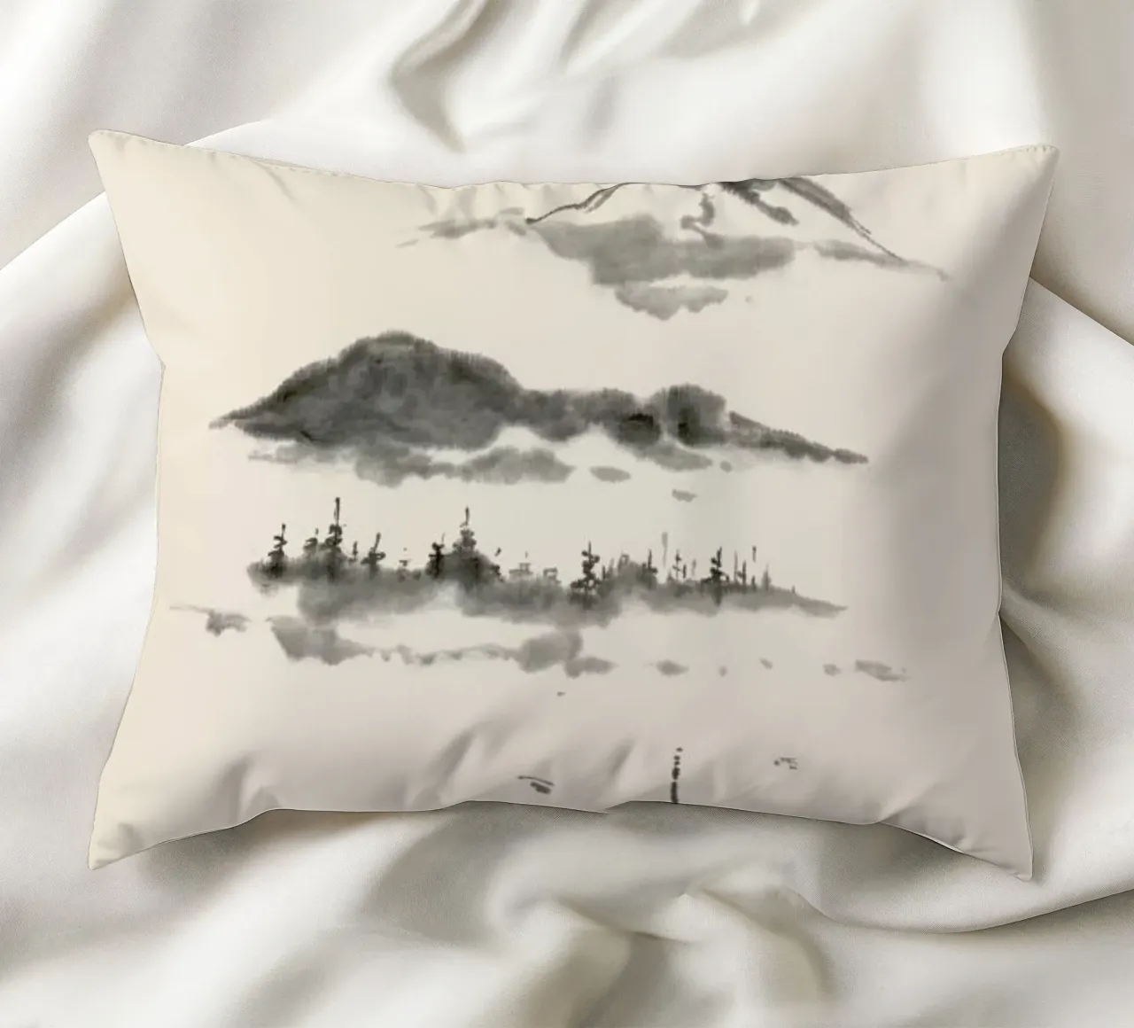 Japanese Dreamscape cuscino da Flora & Fauna