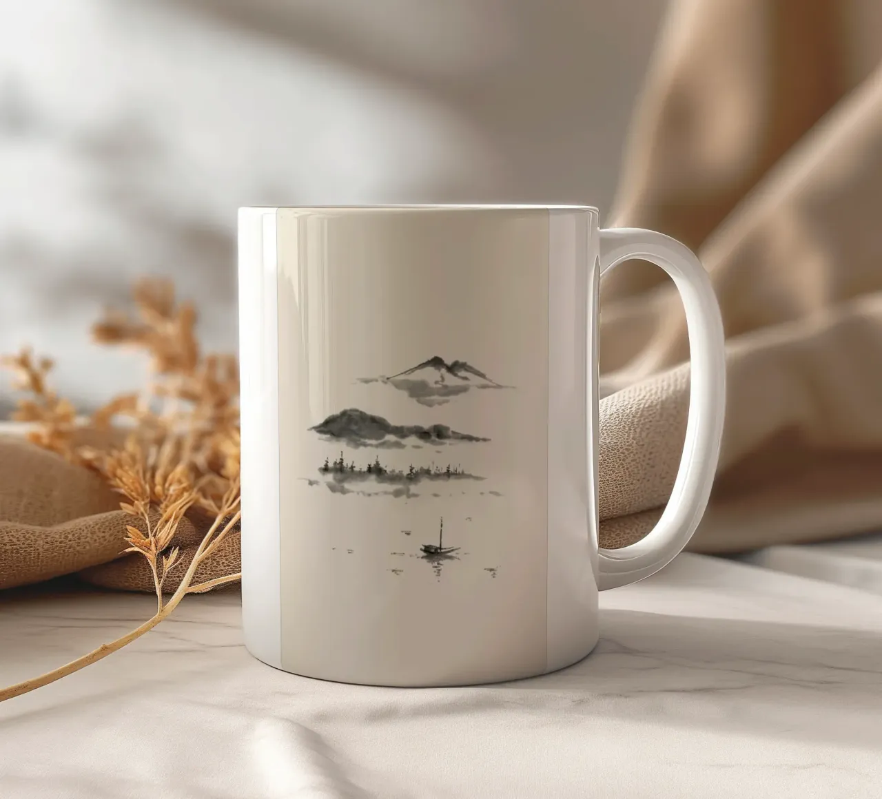Japanese Dreamscape tazza in ceramica da Flora & Fauna