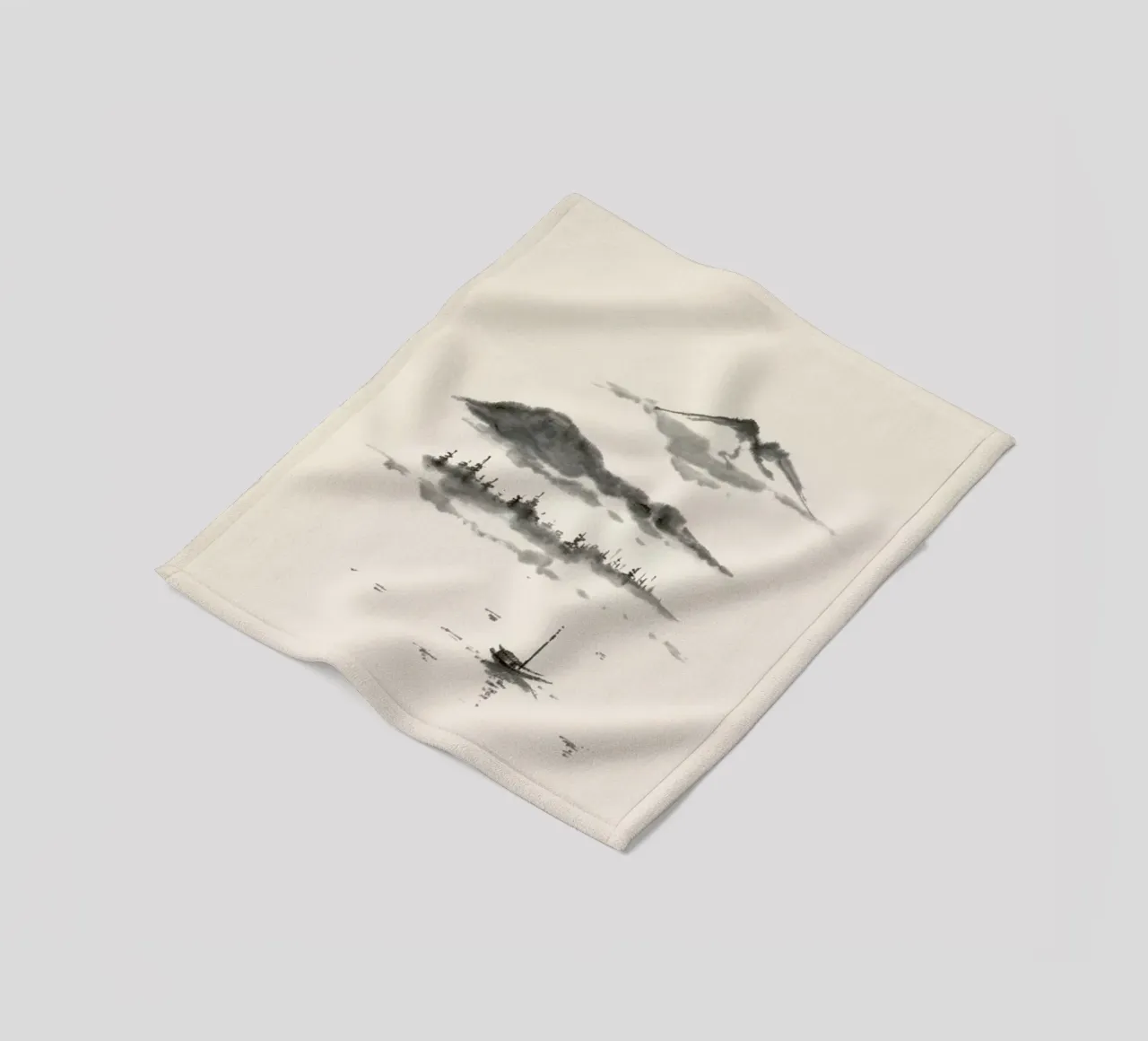 Japanese Dreamscape coperta in pile da Flora & Fauna