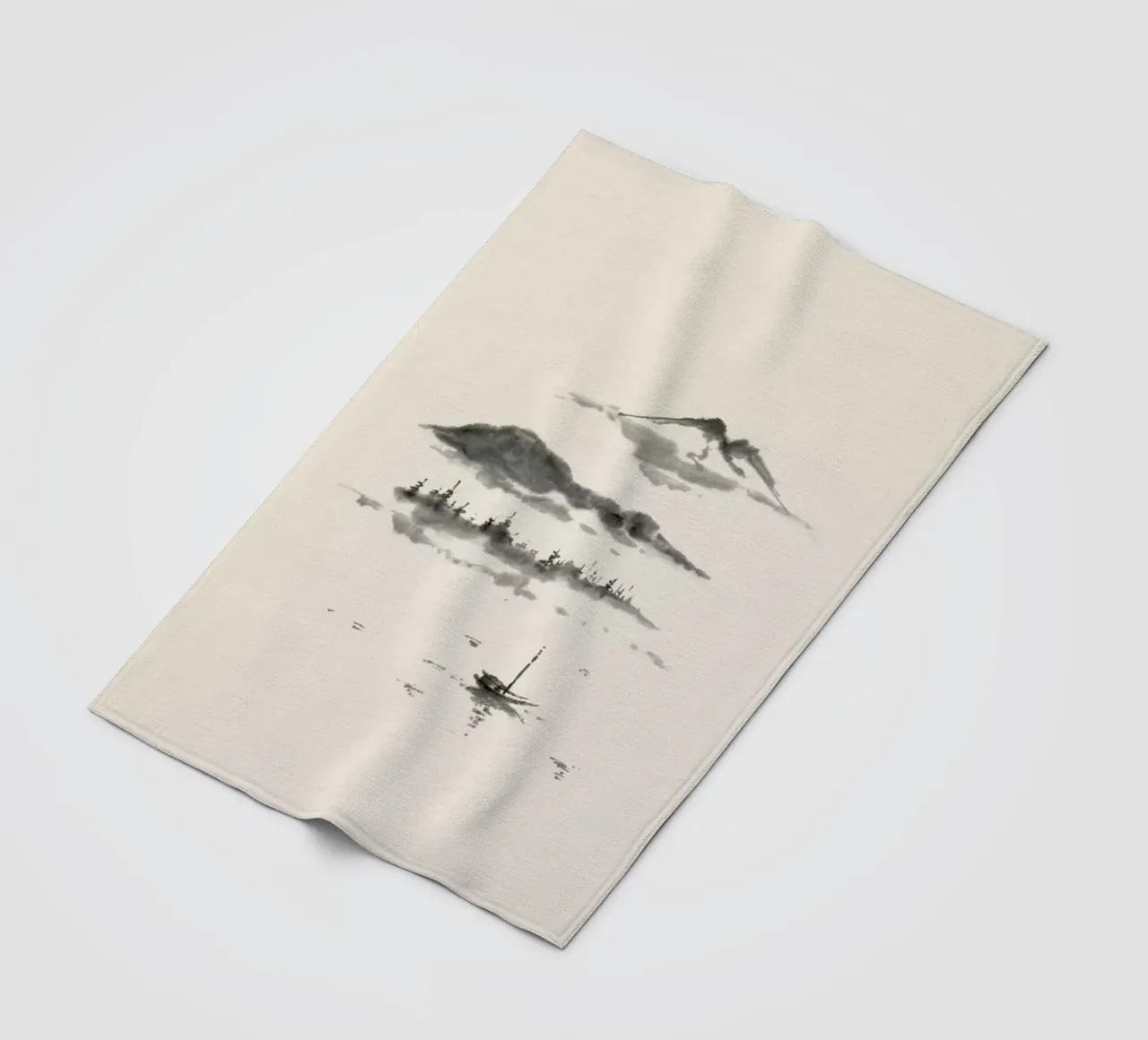 Japanese Dreamscape coperta in pile da Flora & Fauna