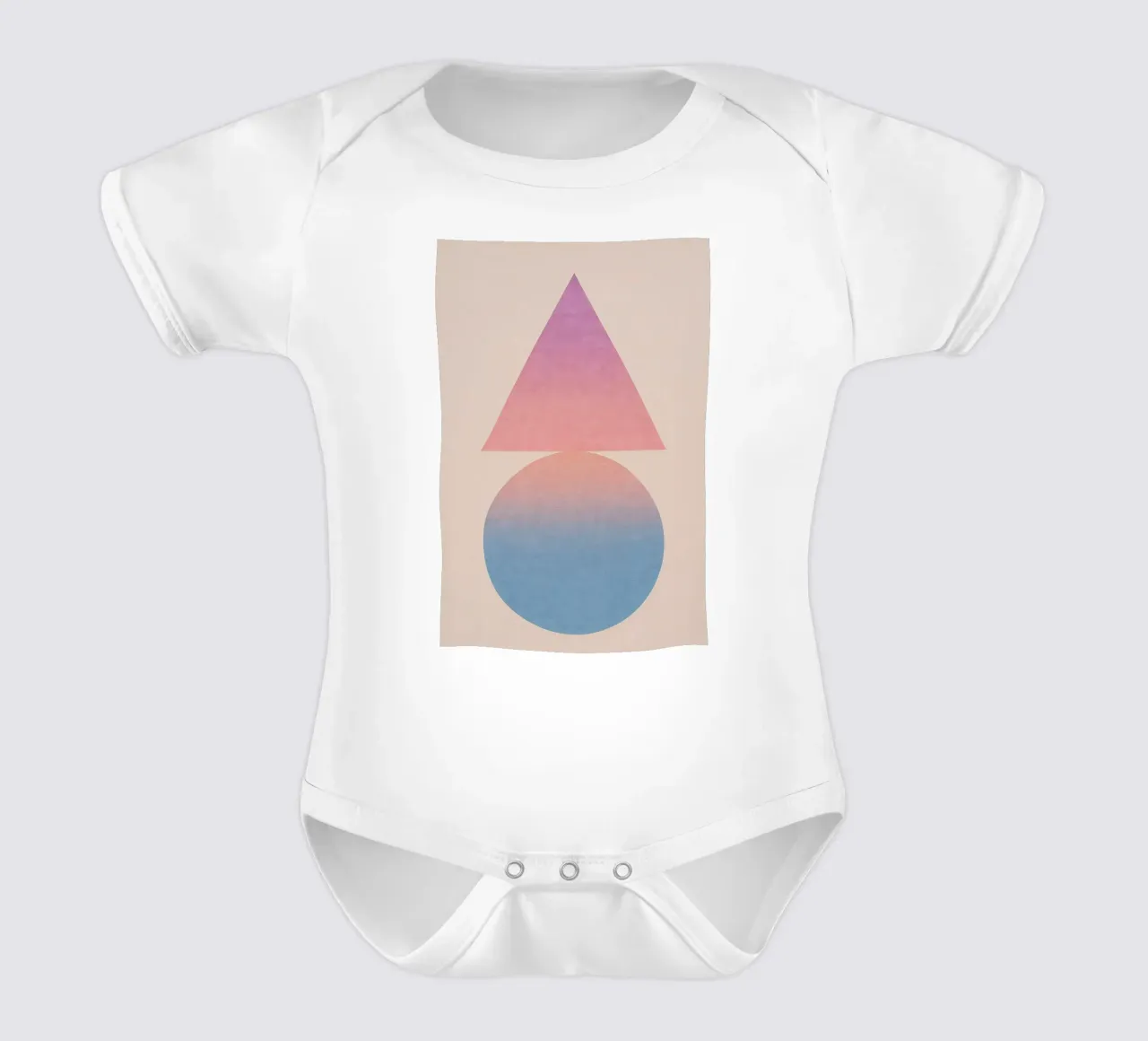 Gradient Geometry Kurzarm Babybody von SMPLE