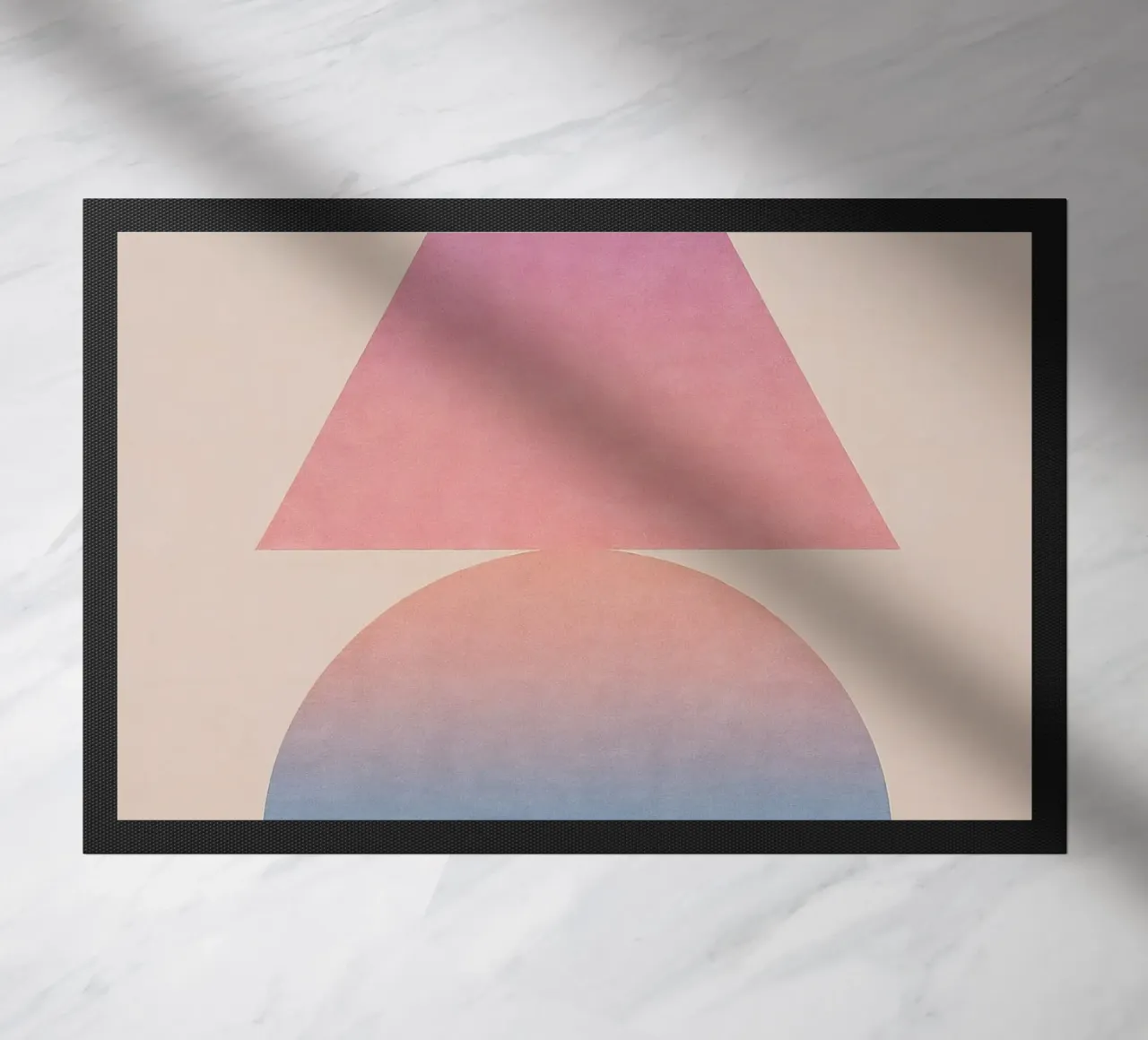 Gradient Geometry doormat by SMPLE