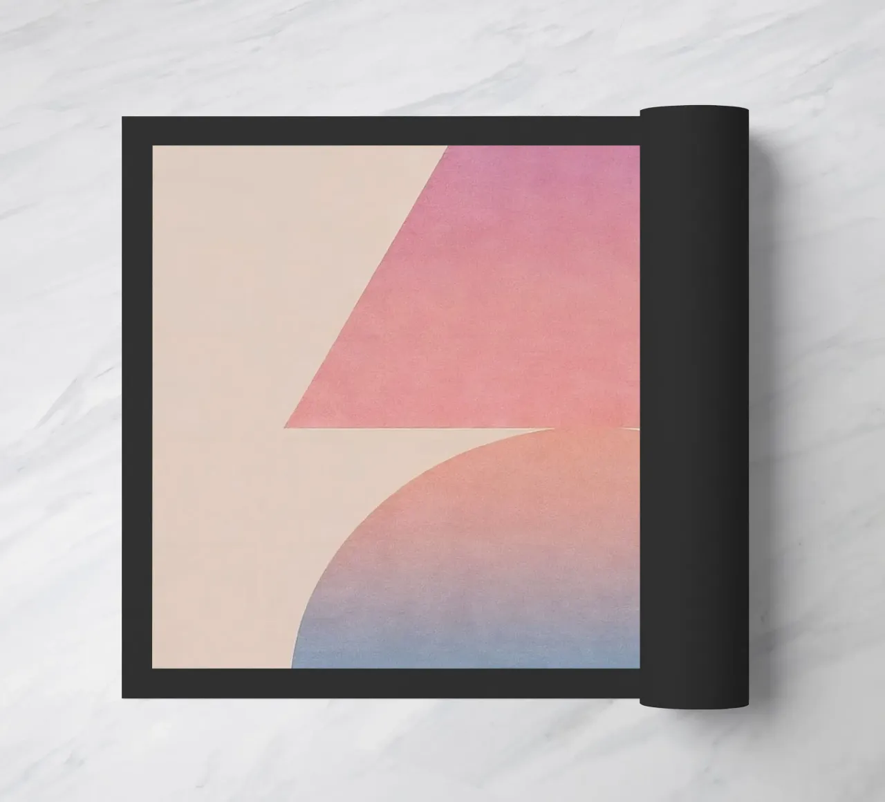 Gradient Geometry doormat by SMPLE